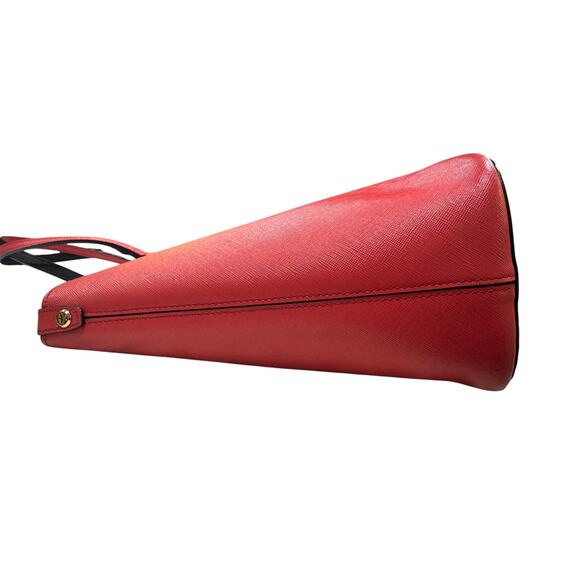 MCM Orange Saffiano Leather Tote – Gold Hardware – AUTHENTIC w/ Certificate - Picture 8 of 12